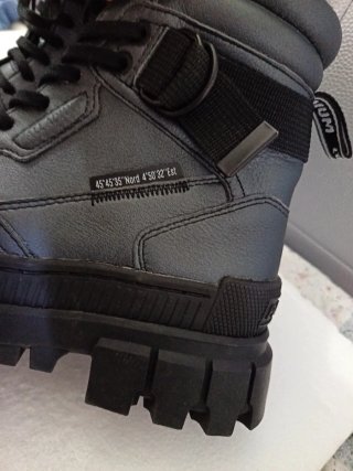 Botas Palladium Mujer Talla 38 Negras