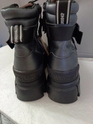 Botas Palladium Mujer Talla 38 Negras