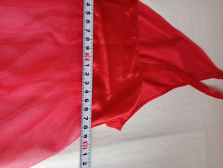Picardía roja de tul y satén
