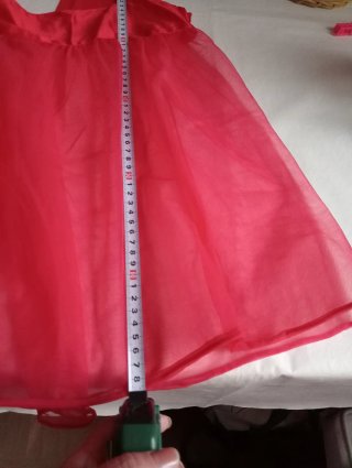 Picardía roja de tul y satén