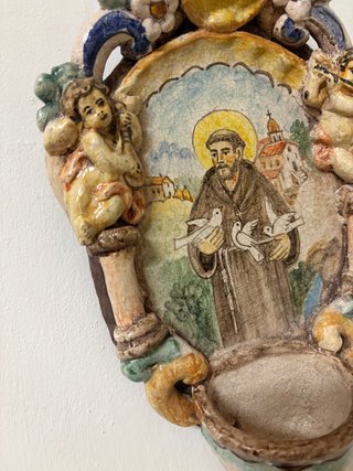 Acquasantiera San Francesco d'Assisi