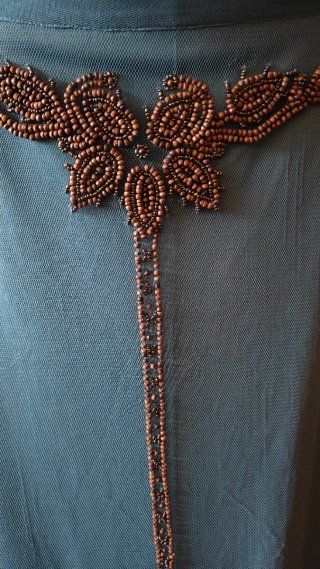 Conjunto azul y marrón