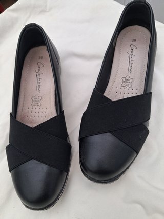 Zapatos de confort negros