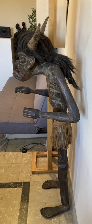 Figura Africana madera 140 cm