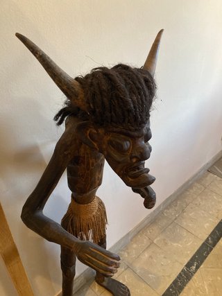 Figura Africana madera 140 cm
