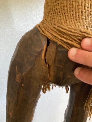 Figura Africana madera 140 cm