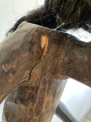 Figura Africana madera 140 cm