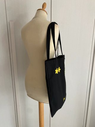 Borsa F**K nera in tessuto