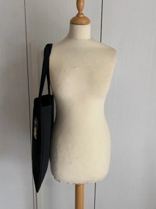 Borsa F**K nera in tessuto