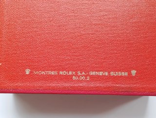 Caja Rolex Vintage 60.00.02