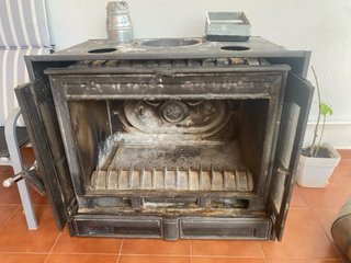 Chimenea Lacunza de fundición con turbinas