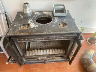 Chimenea Lacunza de fundición con turbinas