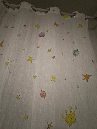 Cortinas El Principito  y barra