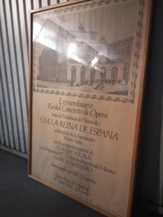 Cartel Concierto Ópera Reina España