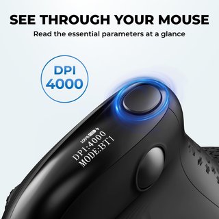 DELUX Seeker Ratón Ergonómico Vertical Inalámbrico
