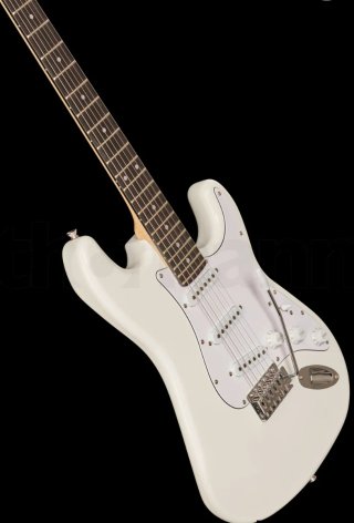 Guitarra Eléctrica Blanca IMAN