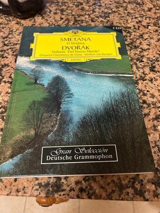 2 CDs Música Clásica Smetana Dvořák Karajan