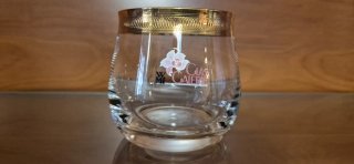 6 Vasos WMF Cristal con Borde Dorado