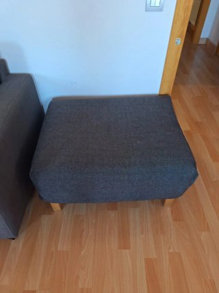 Sofá KIVIK gris 3 plazas con chaiselongue