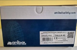 Botas de trabajo Anibal Minerva negras y verdes