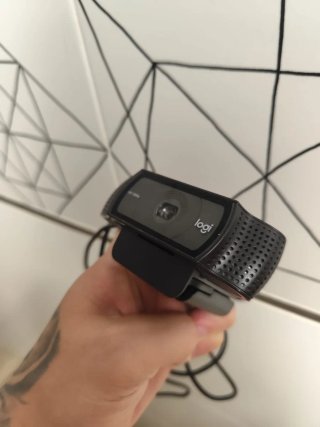 Webcam Logitech HD 1080p Negra