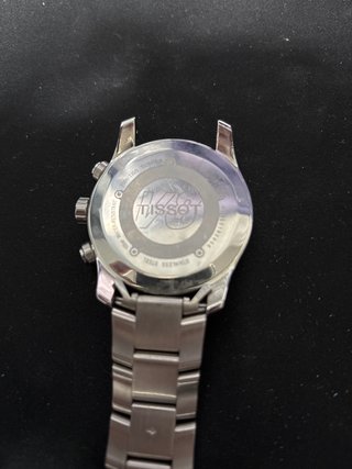 Reloj Tissot Cronógrafo Acero Negro