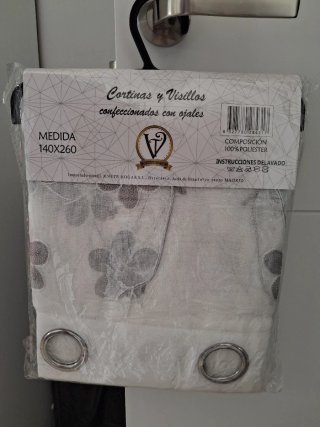Pack 2 Cortinas Visillo Vivid Torral 140x260