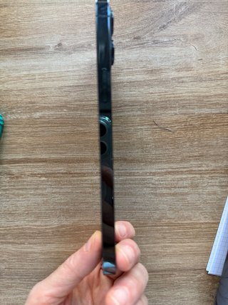 iPhone 12 pro Max Azul Marino Funda y cable