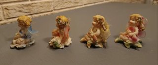 Set di figurine di fatine x4