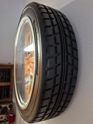 Reloj de Pared Diseño Llanta Coche