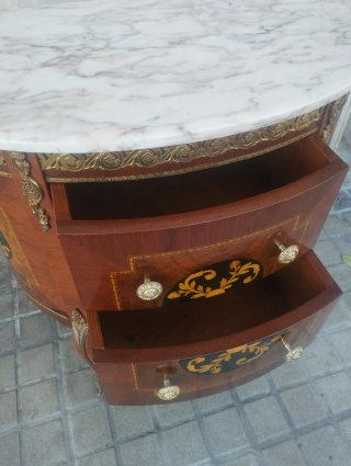 Cómoda auxiliar estilo Imperio Napoleón III