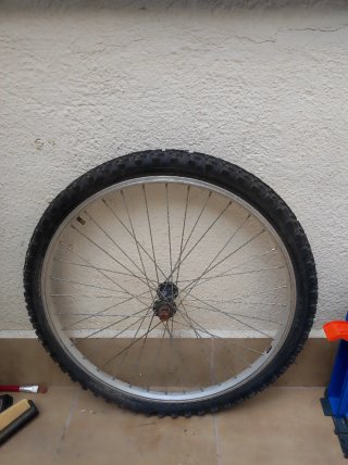 Rueda delantera 24 para bicicleta