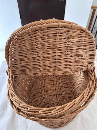 Cesta Grande Mimbre con asa