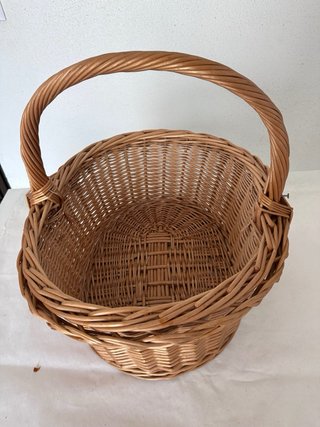 Cesta Grande Mimbre con asa