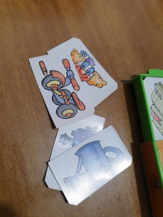 3 giochi: Puzzle Montessori Animali Legno 3-4 Anni
