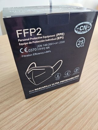 Caja 25 Mascarillas FFP2 Club Nautico