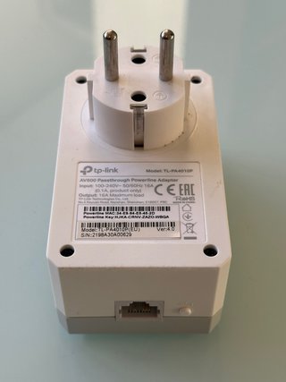 Adaptador PLC TP-Link AV600 con enchufe (solo uno)