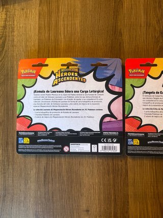 Blister Pokémon Heroes Ascendentes