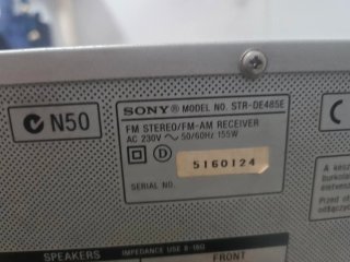 Amplificador Sony SS-A50 con Altavoces