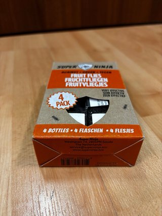 Super Ninja Insetticida Moscerini 4 Pack