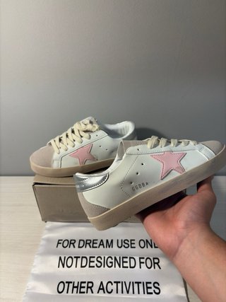 Golden Goose Super-Star Pink Star Sneakers