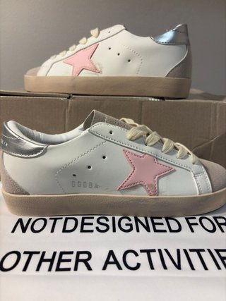 Golden Goose Super-Star Pink Star Sneakers