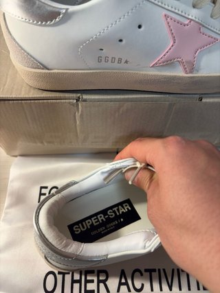 Golden Goose Super-Star Pink Star Sneakers
