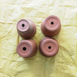 Set 4 vasi terracotta