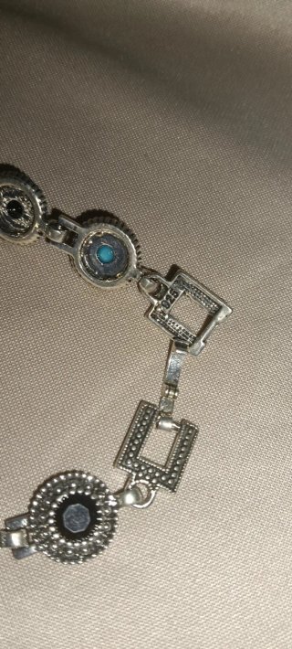 Reloj pulsera plata 925 con piedras