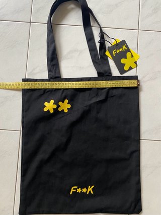 Borsa Bag nera in tessuto F**K