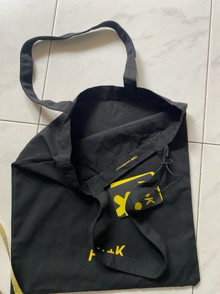 Borsa Bag nera in tessuto F**K