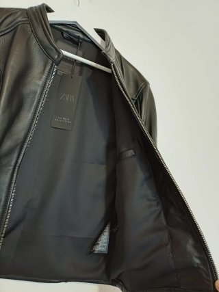 Giacca Pelle Zara ZW Collection