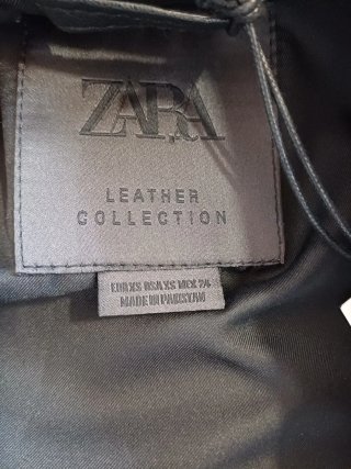Giacca Pelle Zara ZW Collection