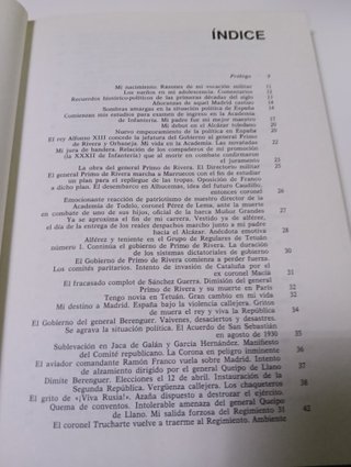 Libro Memorias y Recuerdos (memoria franquista)